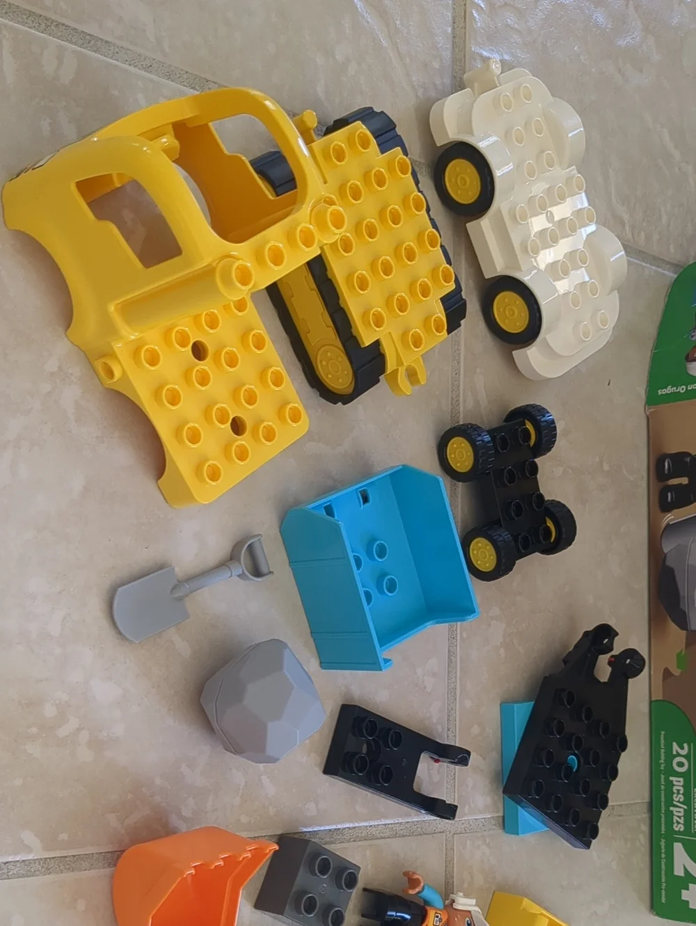 Lego Duplo Truck & Trucked Excavator